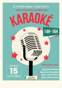 Karaoké ok 15 nov 2025